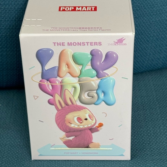 Authentic Lazy Yoga LABUBU Monster Toy - blind box SEALED - Picture 1 of 6